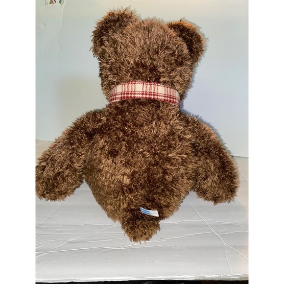 Gund Heads and Tales 22" Brown Plush Stuffed Animal Bear Toy Red Scarf Toy - Picture 3 of 6